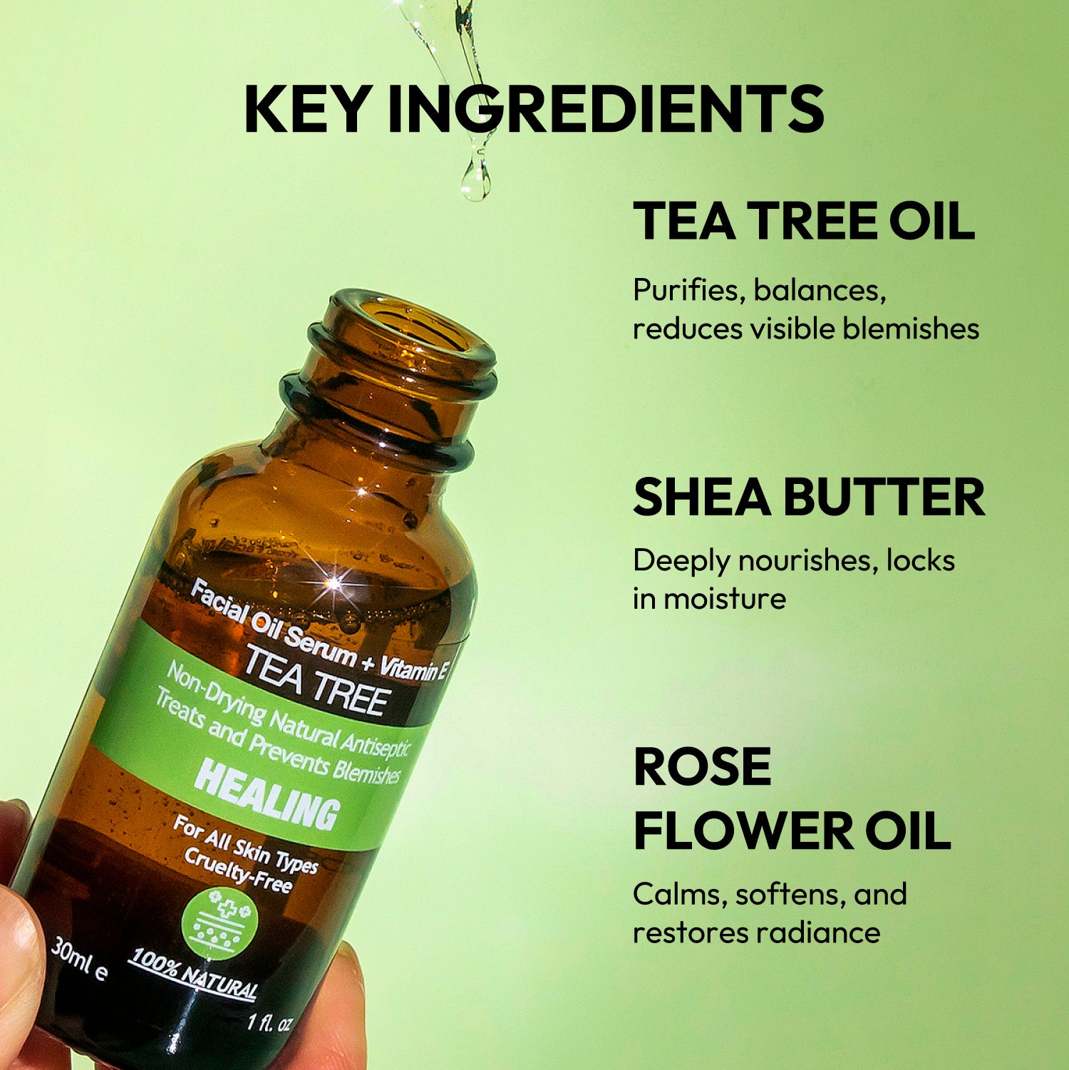 Tea Tree Facial Oil Serum